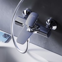 Смеситель для ванны AM.PM Spirit V2.0 F70A10000 Хром латунь на стену