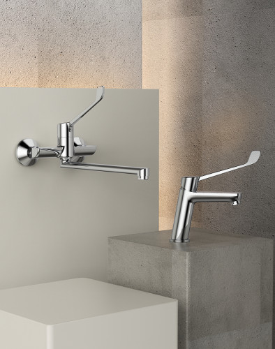 Смеситель для кухни Splenka S08.21 Хром латунь на стену