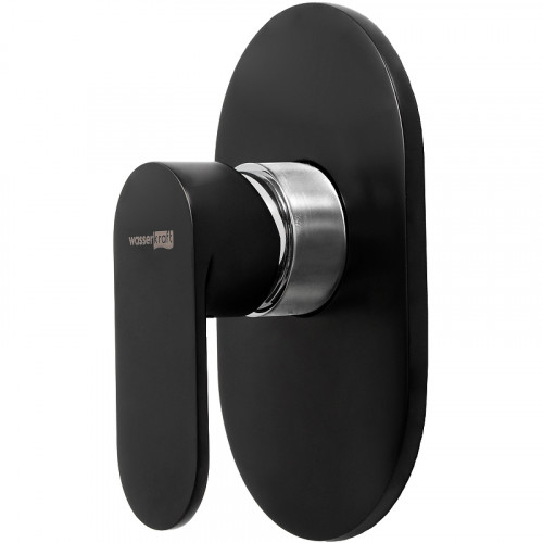 Смеситель для душа WasserKRAFT Elbе 7451 Черный матовый латунь встраиваемый