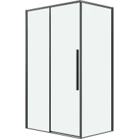 Душевой уголок Grossman Galaxy 130х80 120.K33.01.1380.42.00 профиль Графит сатин стекло прозрачное