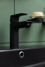 Смеситель для раковины Aquanet Static AF330-10B 261820 Черный матовый латунь
