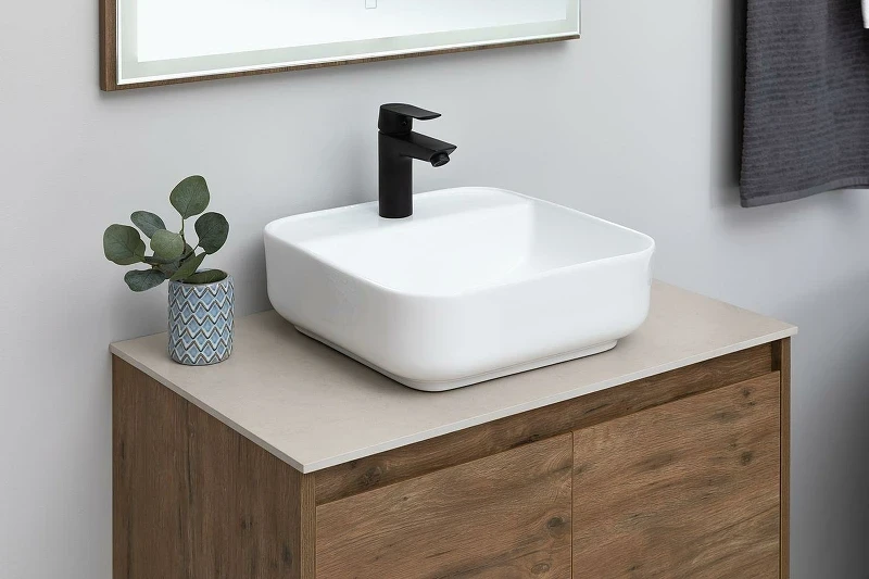 Смеситель для раковины Aquanet Static AF330-10B 261820 Черный матовый латунь
