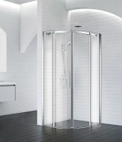 Душевой уголок BelBagno Acqua 90x90 ACQUA-R-2-90-C-Cr профиль Хром стекло прозрачное