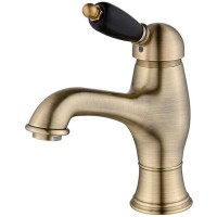 Смеситель для раковины Caprigo Adria-Uno Black Edition 02B-520-vot Бронза латунь