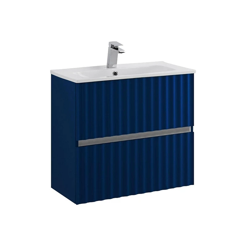 Тумба под раковину Art&Max Elegant 60 AM-ELEGANT-600-2C-SO-SA-P подвесная цвет Сапфир