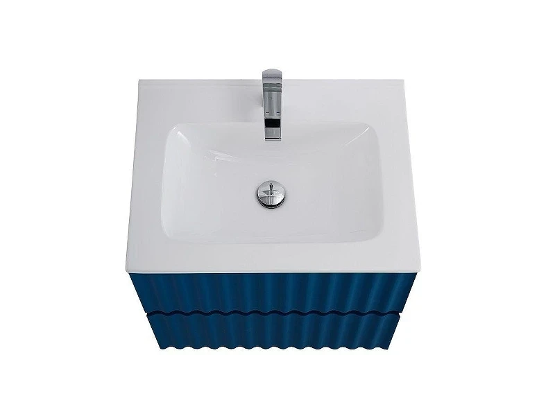 Тумба под раковину Art&Max Elegant 60 AM-ELEGANT-600-2C-SO-SA-P подвесная цвет Сапфир