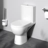 Унитаз компакт AM.PM Sunny FlashClean C85C8600SC с бачком и сиденьем Микролифт фарфор напольный