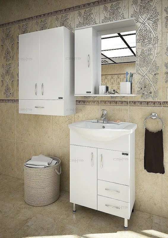 Раковина СанТа Santeri Грация 60 Белая