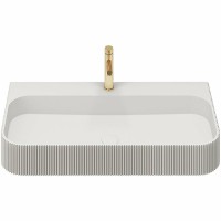 Раковина Vincea 90 VWB-6SG90MW Белая матовая искусственный камень (литьевой мрамор) подвесная