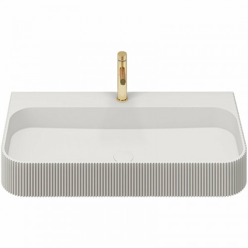 Раковина Vincea 90 VWB-6SG90MW Белая матовая искусственный камень (литьевой мрамор) подвесная