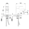 Смеситель для раковины Lemark Pramen LM3306C Хром