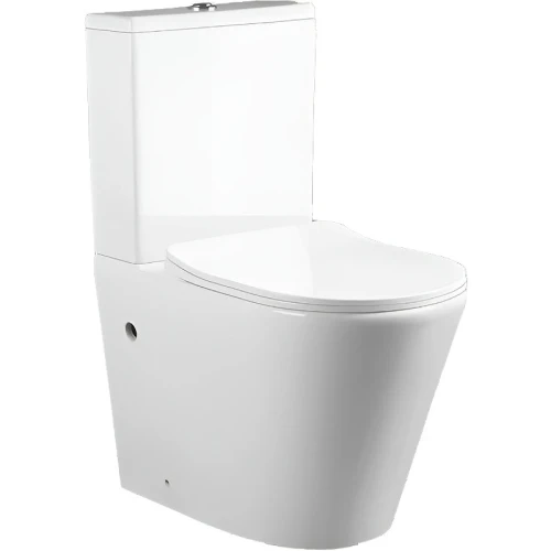 Унитаз компакт Ceruttispa Sella GW CT9864 с бачком и сиденьем Микролифт фаянс напольный