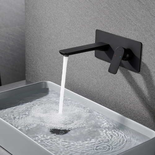 Смеситель для раковины Black&amp;White Universe UK8306B 8306BUK Черный матовый латунь встраиваемый