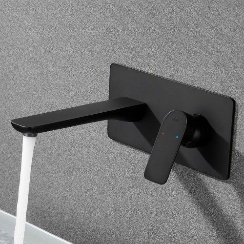 Смеситель для раковины Black&amp;White Universe UK8306B 8306BUK Черный матовый латунь встраиваемый