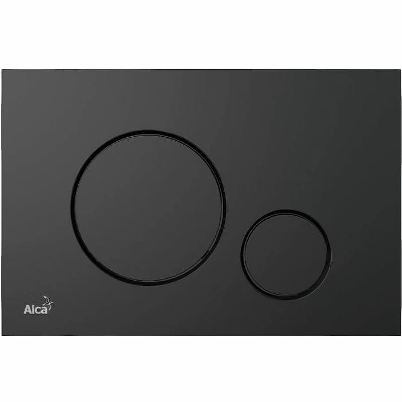 Инсталляция Alcaplast AM101/1120-4:1 RU M678-0001 для унитаза с Черной матовой клавишей смыва пластик