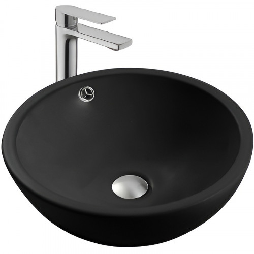 Раковина-чаша Aquatek 44 AQ5354-MB Черная матовая фарфор накладная