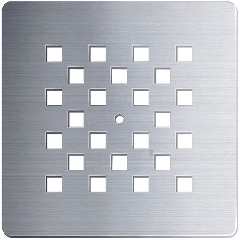 Душевой поддон из искусственного камня Vincea 100x100 VST-4SR1010W+Vsph-D132 Белый матовый
