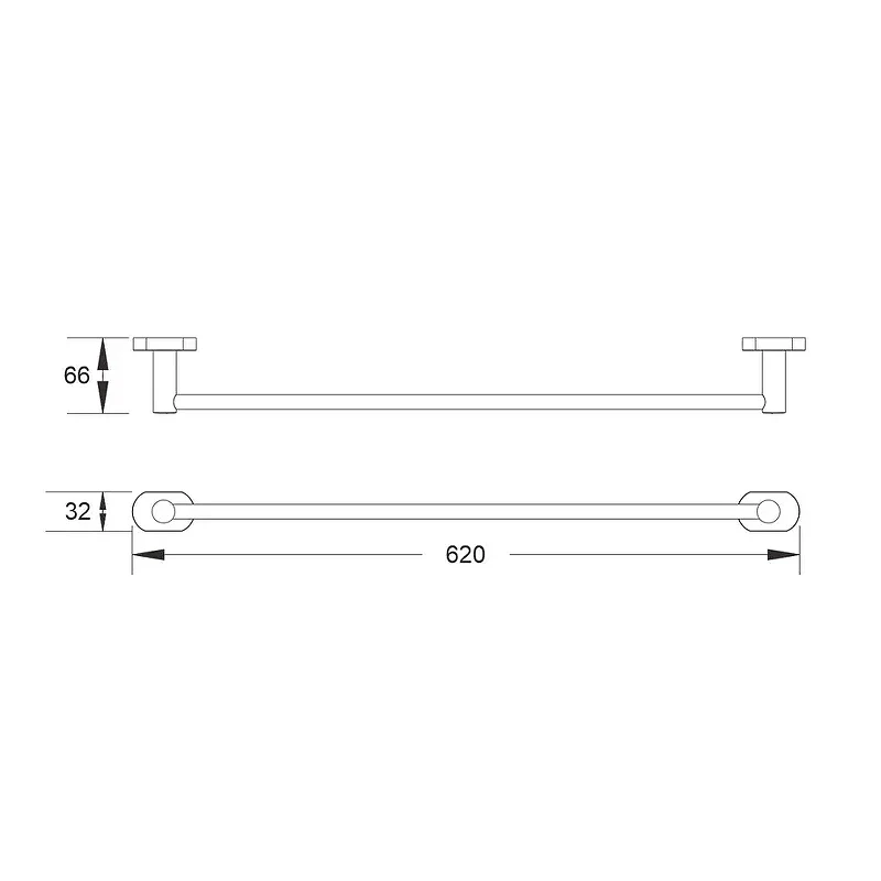 Полотенцедержатель Shevanik SG51H SG5117H цвет Черный