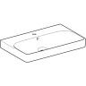 Раковина Geberit Smyle Square 90 500.251.01.1 Белая фарфор полувстраиваемая