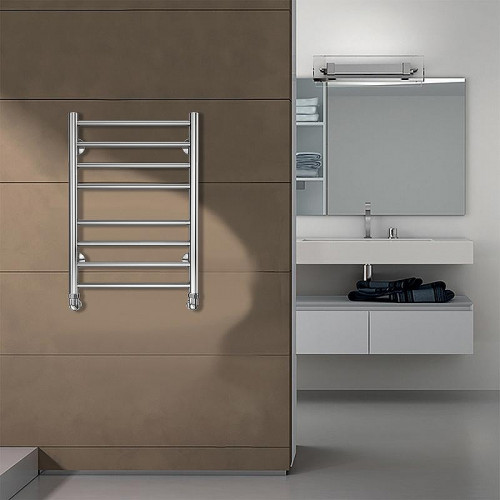 Водяной полотенцесушитель Azario Parma 400x600 П8 AZ10146S нижнее/диагональное подключение, G 1/2 Хром