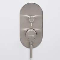 Смеситель для душа WasserKRAFT Wern 4241 Хром матовый латунь встраиваемый однорычажный