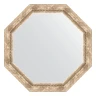 Зеркало Evoform Octagon 68х68 BY 7321 в багетной раме - Прованс с плетением 70