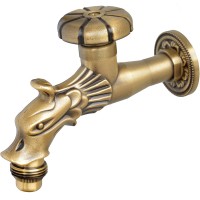 Кран для одного типа воды Bronze de Luxe 21600 Бронза латунь на стену