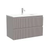 Тумба под раковину Sancos Snob R 80 SNR80/39SM подвесная цвет Doha Soft