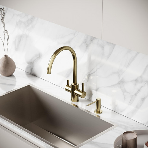 Смеситель для кухни Sancos Taper SC4012BG цвет Золото брашированное