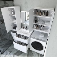 Тумба под раковину Style Line Марелла 60 Люкс Plus СС-00002395 Белый матовый антискрейтч МДФ / ЛДСП