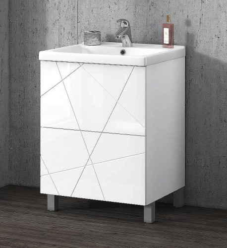 Тумба под раковину Vigo Geometry 70 tn.GEO.FOS.70.2Y Белая