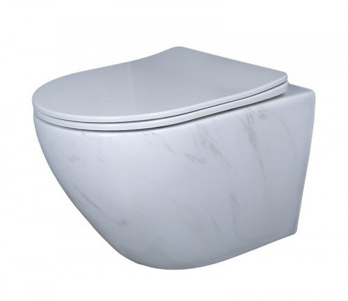 Унитаз Gid Convexo Ws2198 62228Y подвесной цвет Белый глянцевый с сиденьем Микролифт