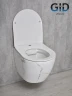 Унитаз Gid Convexo Ws2198 62228Y подвесной цвет Белый глянцевый с сиденьем Микролифт