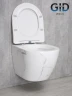 Унитаз Gid Convexo Ws2198 62228Y подвесной цвет Белый глянцевый с сиденьем Микролифт