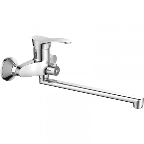 Смеситель для ванны Haiba HB2201 универсальный Хром на стену