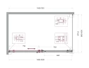 Душевой уголок BelBagno Soft Close-2 150x90 SOFT_CLOSE-2-AH-1-150/90-C-Cr профиль Хром стекло прозрачное