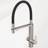 Смеситель для кухни Swedbe Selene Plus 8440 Нержавеющая сталь Черный нержавеющая сталь