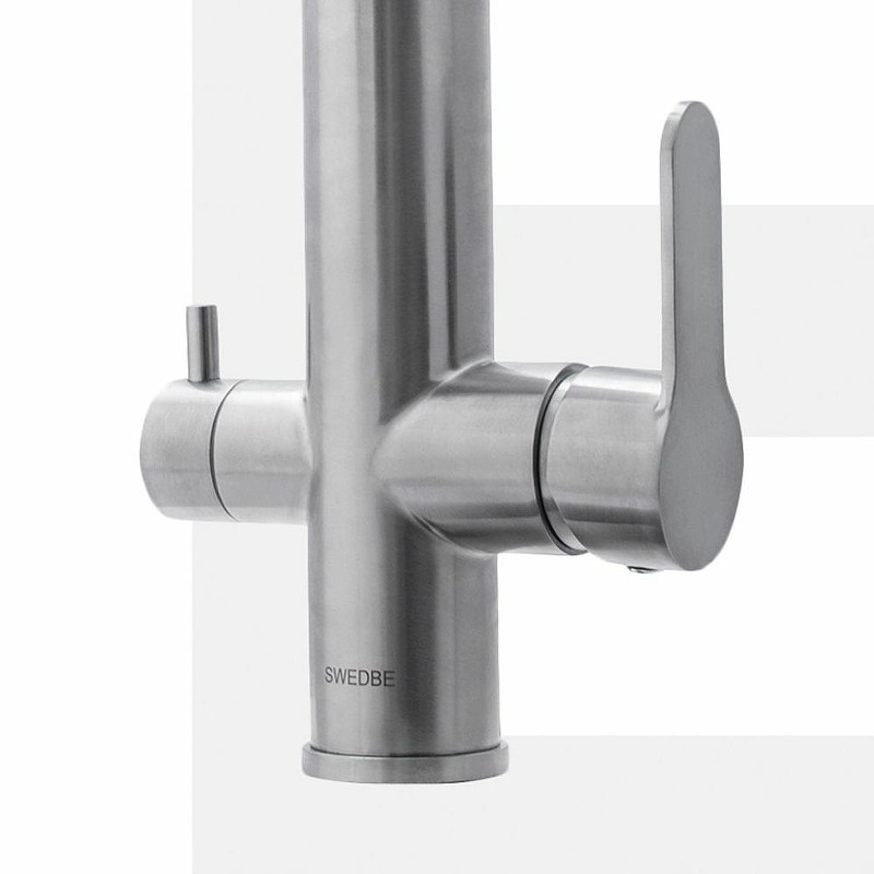 Смеситель для кухни Swedbe Selene Plus 8440 Нержавеющая сталь Черный нержавеющая сталь
