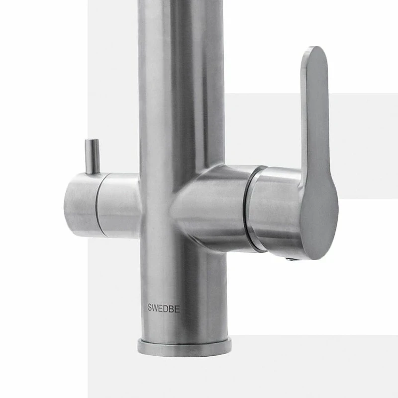 Смеситель для кухни Swedbe Selene Plus 8440 Нержавеющая сталь Черный нержавеющая сталь