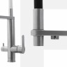 Смеситель для кухни Swedbe Selene Plus 8440 Нержавеющая сталь Черный нержавеющая сталь