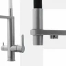 Смеситель для кухни Swedbe Selene Plus 8440 Нержавеющая сталь Черный нержавеющая сталь