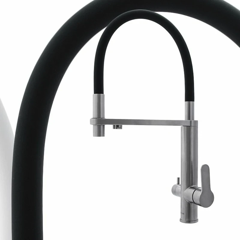Смеситель для кухни Swedbe Selene Plus 8440 Нержавеющая сталь Черный нержавеющая сталь