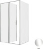 Душевой уголок Allen Brau Priority 120x90 3.31031.00+3.31043.00 цвет профиля Хром стекло прозрачное
