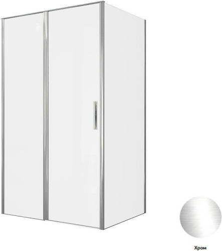 Душевой уголок Allen Brau Priority 120x90 3.31031.00+3.31043.00 цвет профиля Хром стекло прозрачное