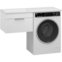 Тумба с раковиной Brevita Enfida 120 L УТ000016089 подвесная Белая матовая МДФ / ЛДСП