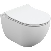 Унитаз Cersanit Brasko Smart Clean On DPL EO slim LP 64824 подвесной с сиденьем Микролифт фарфор подвесной
