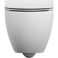 Унитаз Cersanit Brasko Smart Clean On DPL EO slim LP 64824 подвесной с сиденьем Микролифт фарфор подвесной