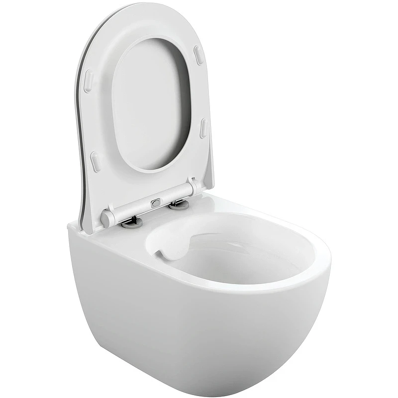 Унитаз Cersanit Brasko Smart Clean On DPL EO slim LP 64824 подвесной с сиденьем Микролифт фарфор подвесной