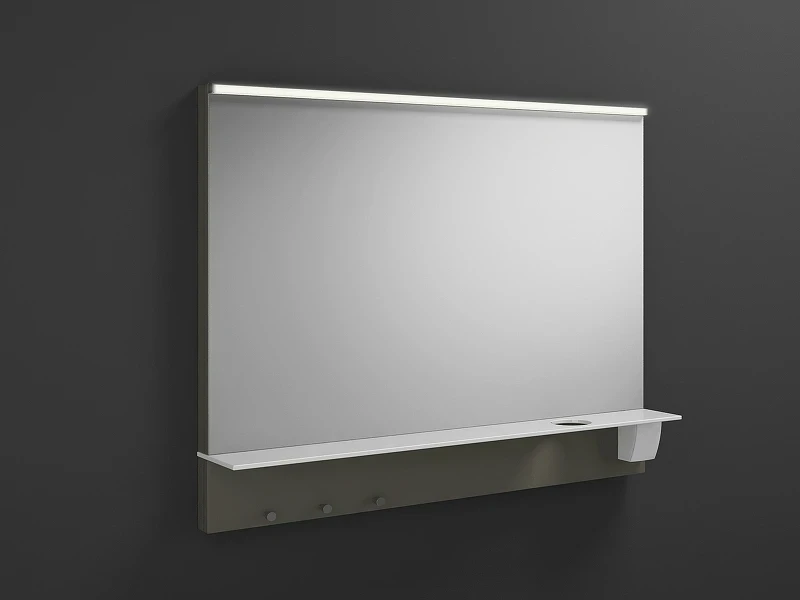 Зеркало Burgbad Eqio 120 SEZQ120F2010 с подсветкой Серое
