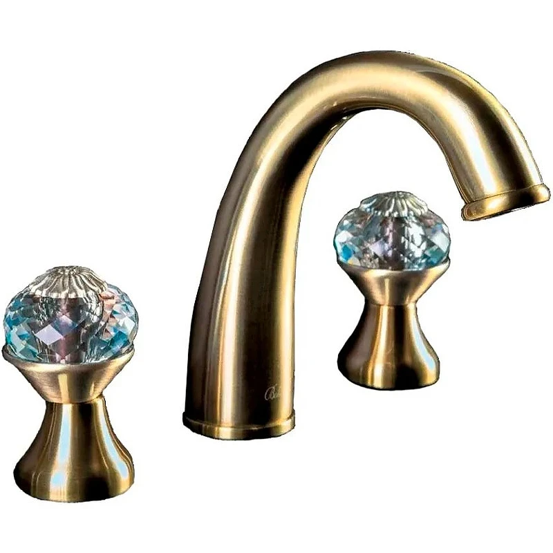 Смеситель для раковины Boheme Flora 317-FL Бронза латунь